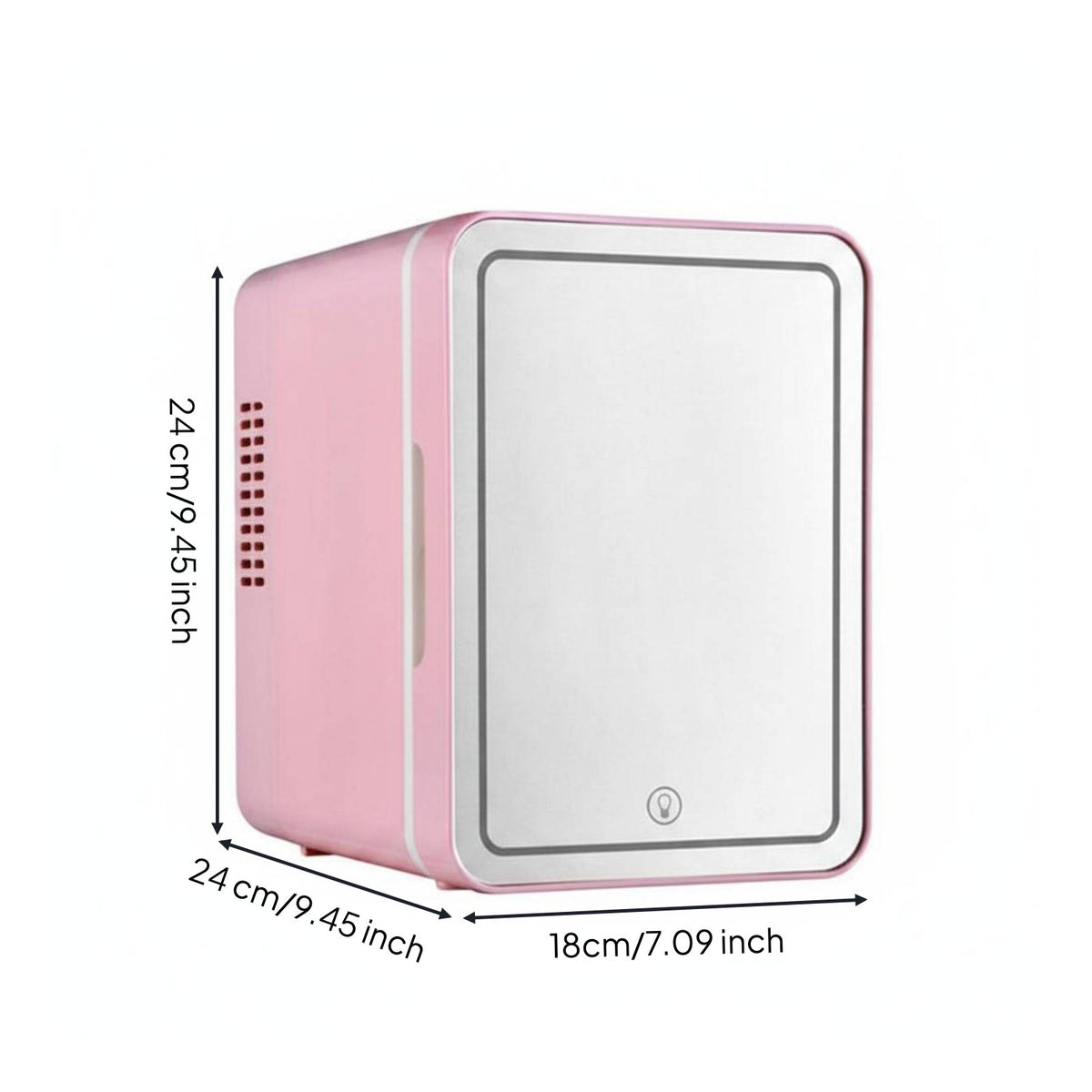 Makeup Fridge Cooling and Heating Cosmetic Fridge Quiet Function for Bedroom