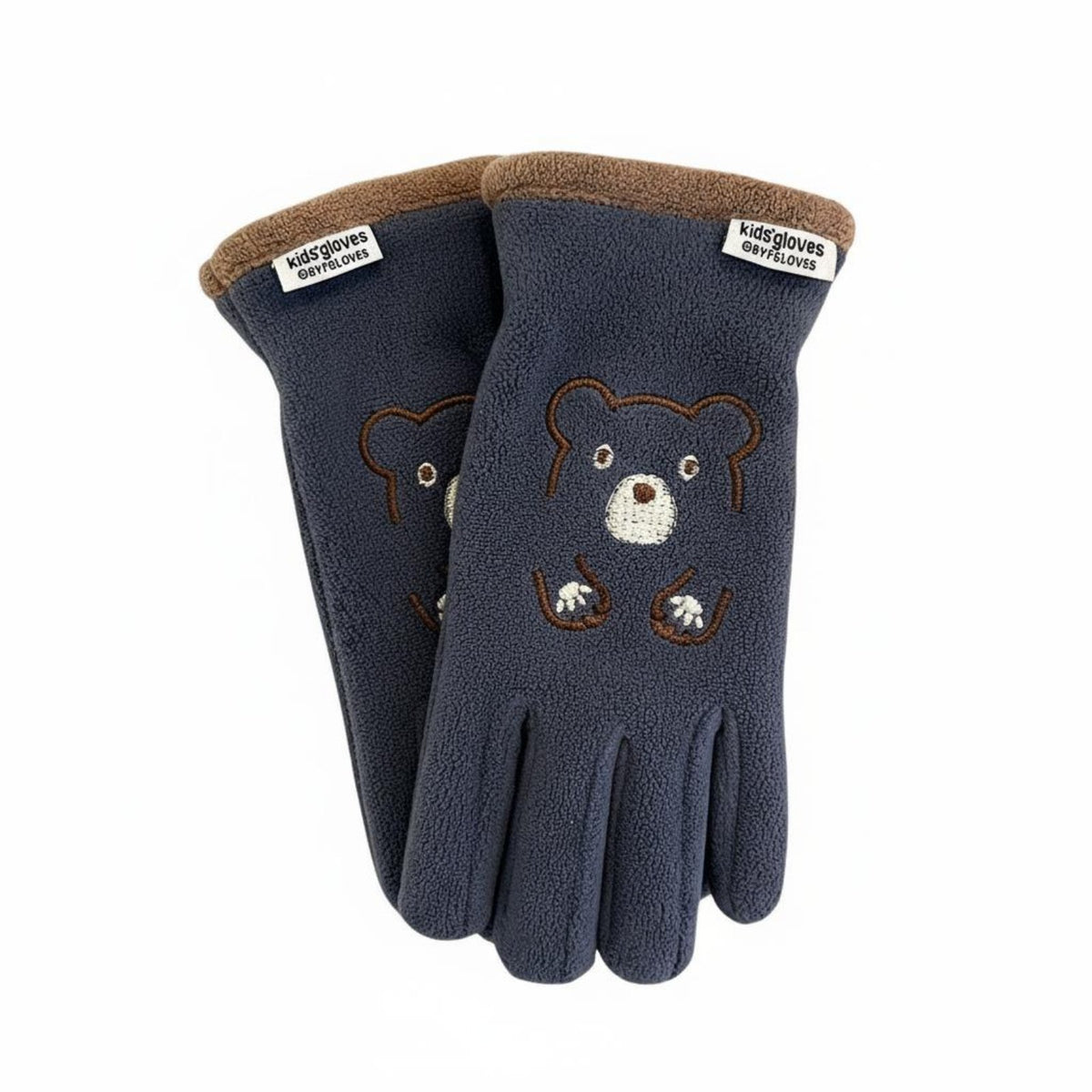 Warm kids' Winter Gloves Soft and Comfortable Fleece Lined children's Gloves Skin-Friendly for Boys, Parents, Cycling, Cold Weather, Outdoor