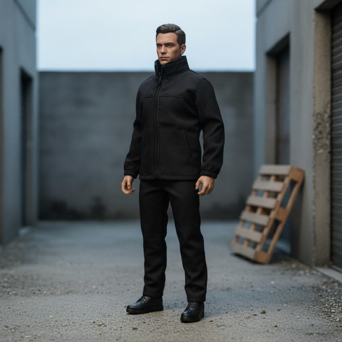 1/6 Scale Jacket Stylish Design Male Fighter Figure Outerwear Action Figure Coat Realistic Feature Miniature Jacket Great Gift