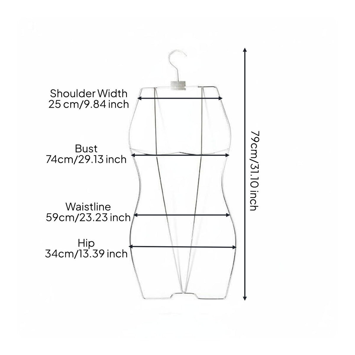 Rust-Proof Swimsuit Hanger Professional Quality Swimsuit Display Hanger 360° Rotating Hook for Boutique Owners, Retail Shop, Shop Window