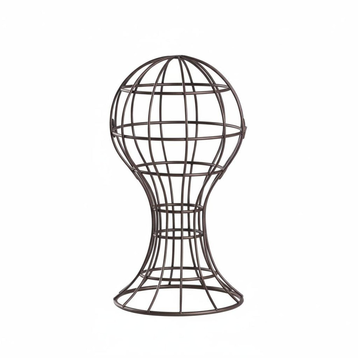 Metal Mannequin Head Stand Minimalist Design Hat Display Holder Stable Base