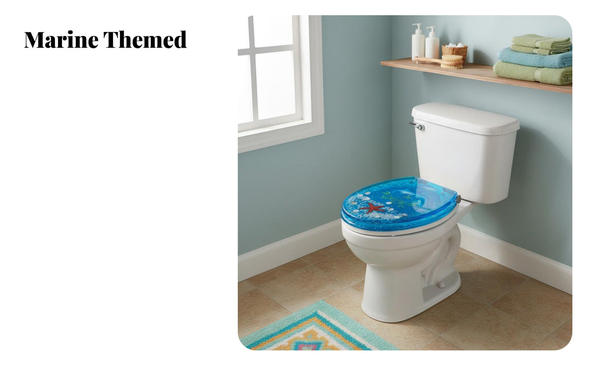 Thickened Design Resin Toilet Seat Solid Construction Universal Toilet Seat Easy to Clean Crack Resistant for Homeowners, Families, Adults, Home, Hotel, Restaurant