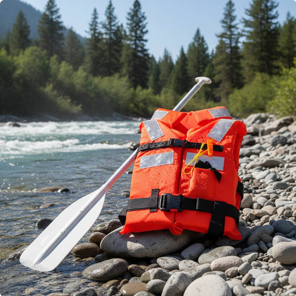 Work Life Jacket Waterproof Oxford Material High Buoyancy Flotation Vest