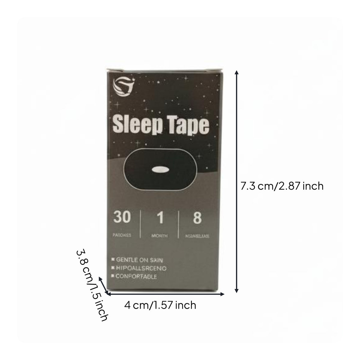 30 Patches Anti Snoring Tape Soft Breathing Noise Stopper Hypoallergenic