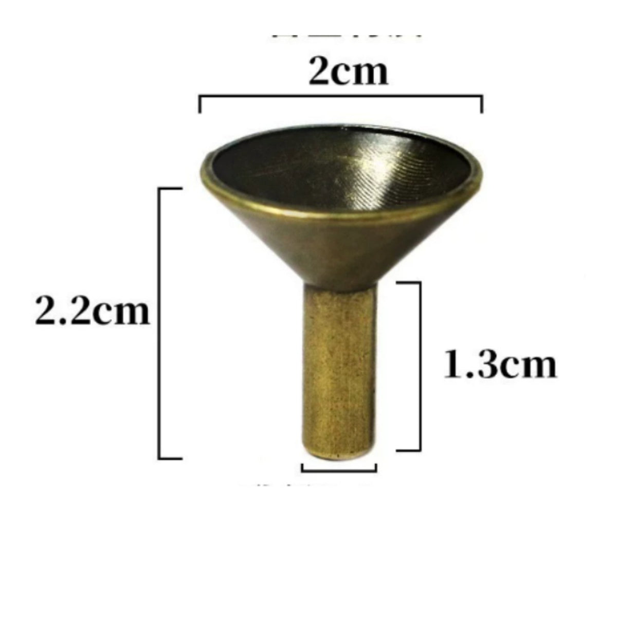 Polished Finish Backflow Incense Cone Holder Compact Design Metal Backflow Incense Nozzle Easy to Clean Metal Cone Burner Stand Alloy Material for DIY Enthusiasts