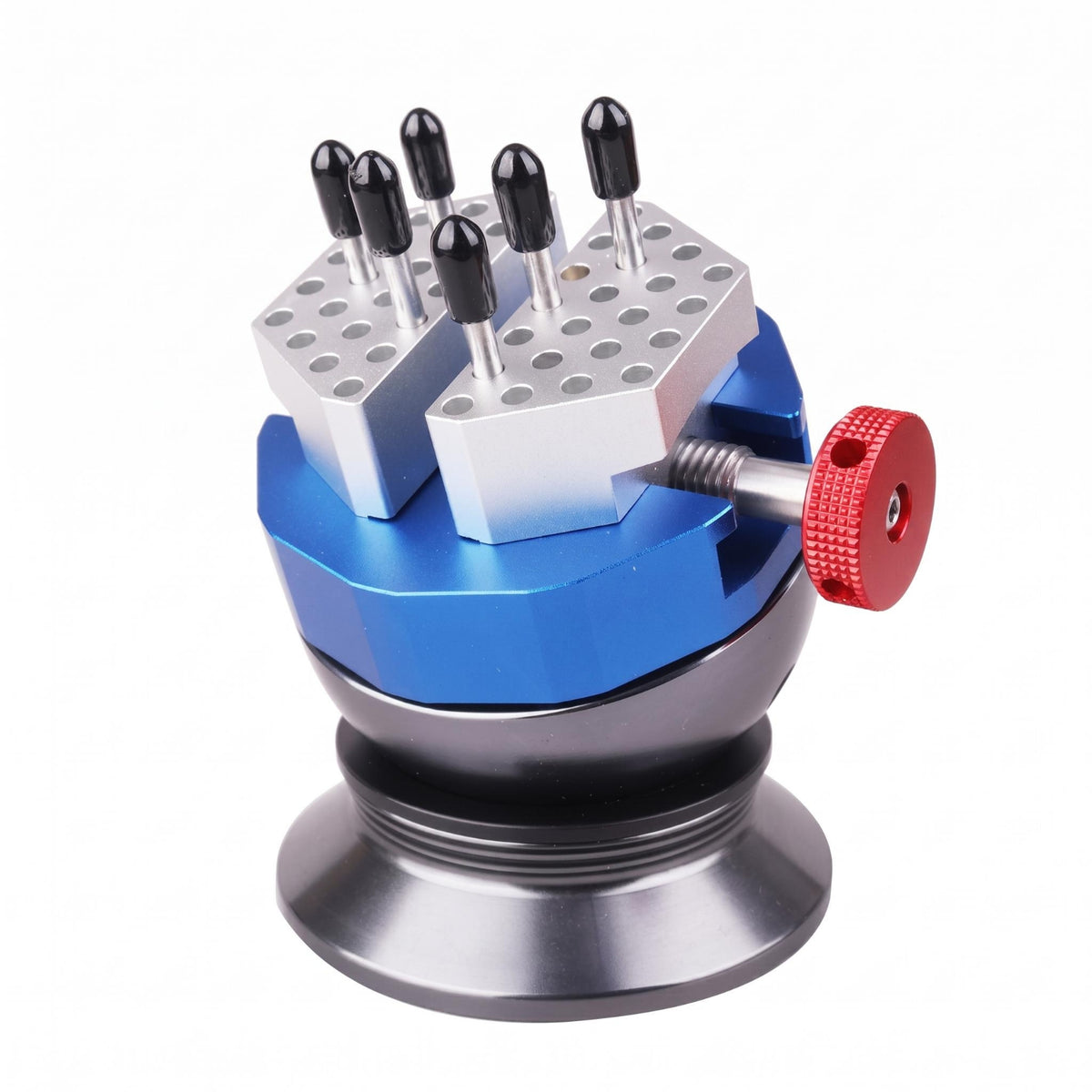 Miniature Ball Vise Perforated Gripping Surfaces Workshop Tool Metal Body