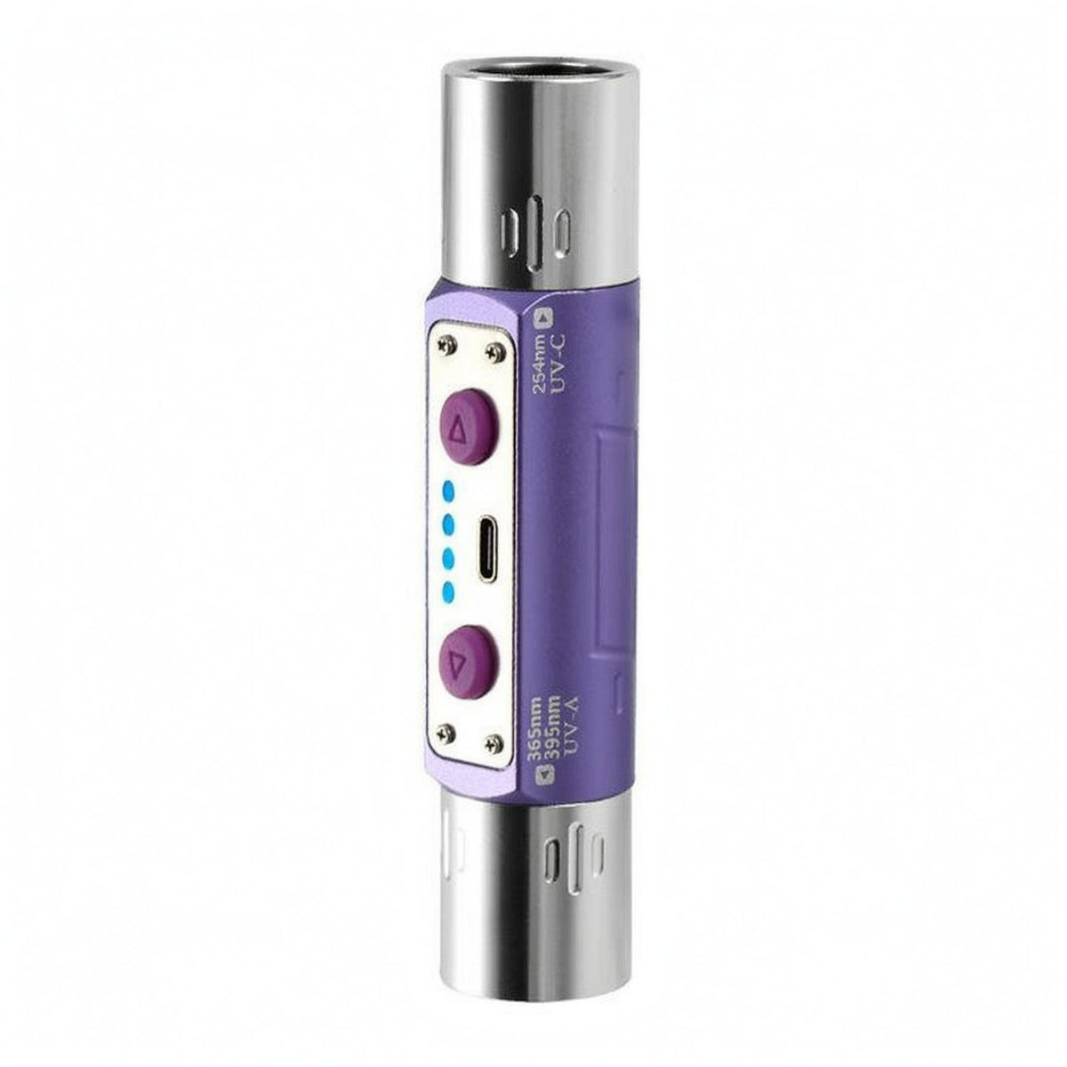 Dual-Wavelength Frequency Flashlight Side Buttons Re-Energizable Flashlight Gift