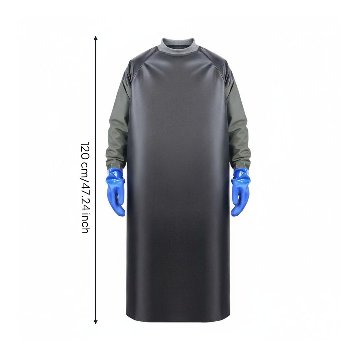 Apron Gloves Set Waterproof Apron Water-Resistant Workwear for Professionals, Seafood Handling Tasks