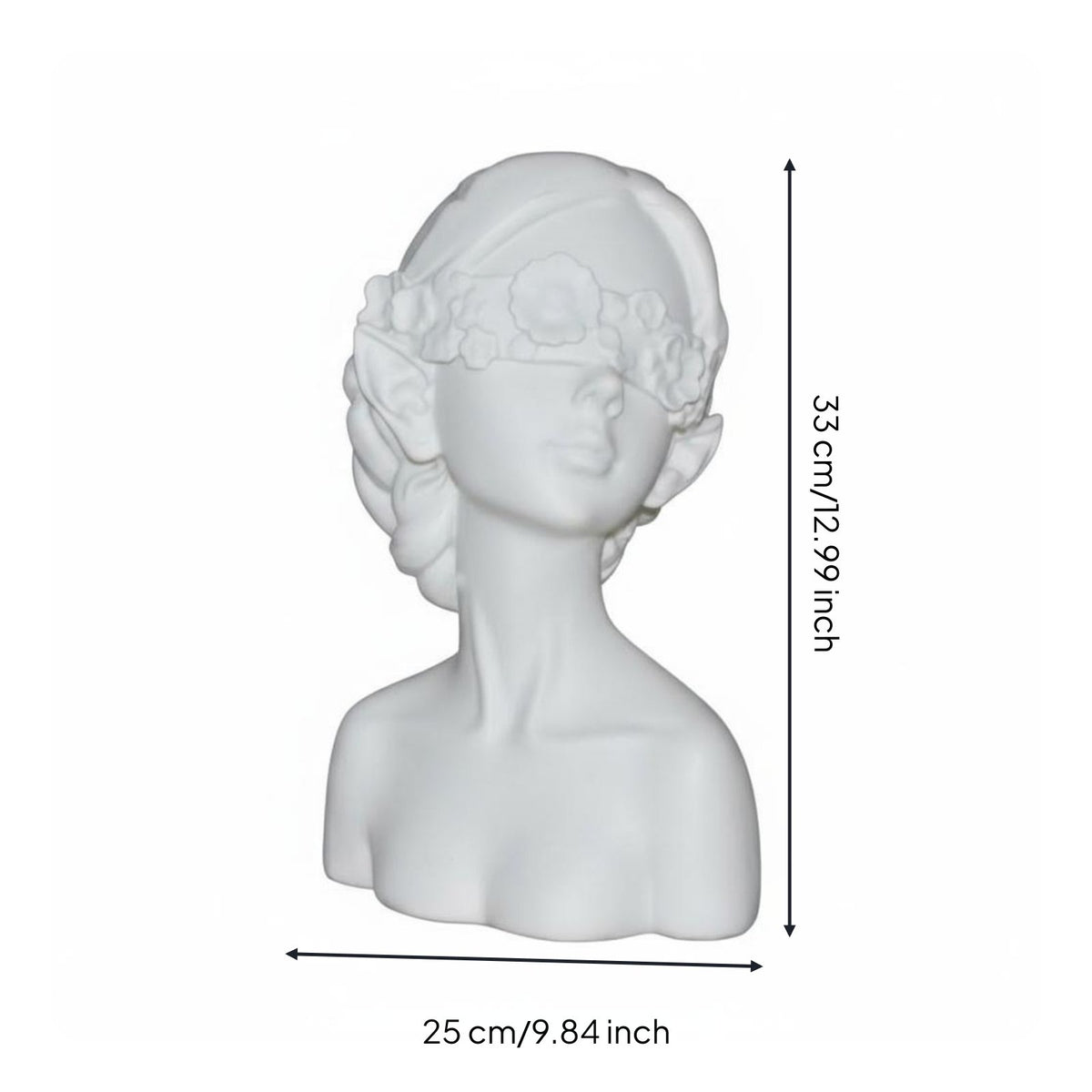 Lightweight Female Mannequin Head Long-Lasting Hat Display Model Professional Grade for Boutique Owners, Photo Shoots, Shop Display Areas