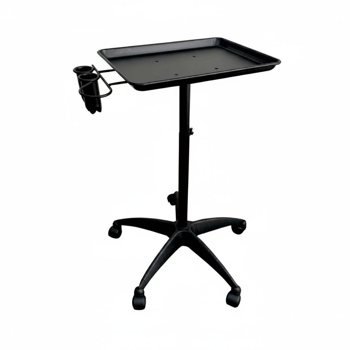 Hairdressing Trolley Wheeled Salon Tray on Wheels Large Storage Surface Stylist Rolling Cart for Hairdressers, Nail Technicians