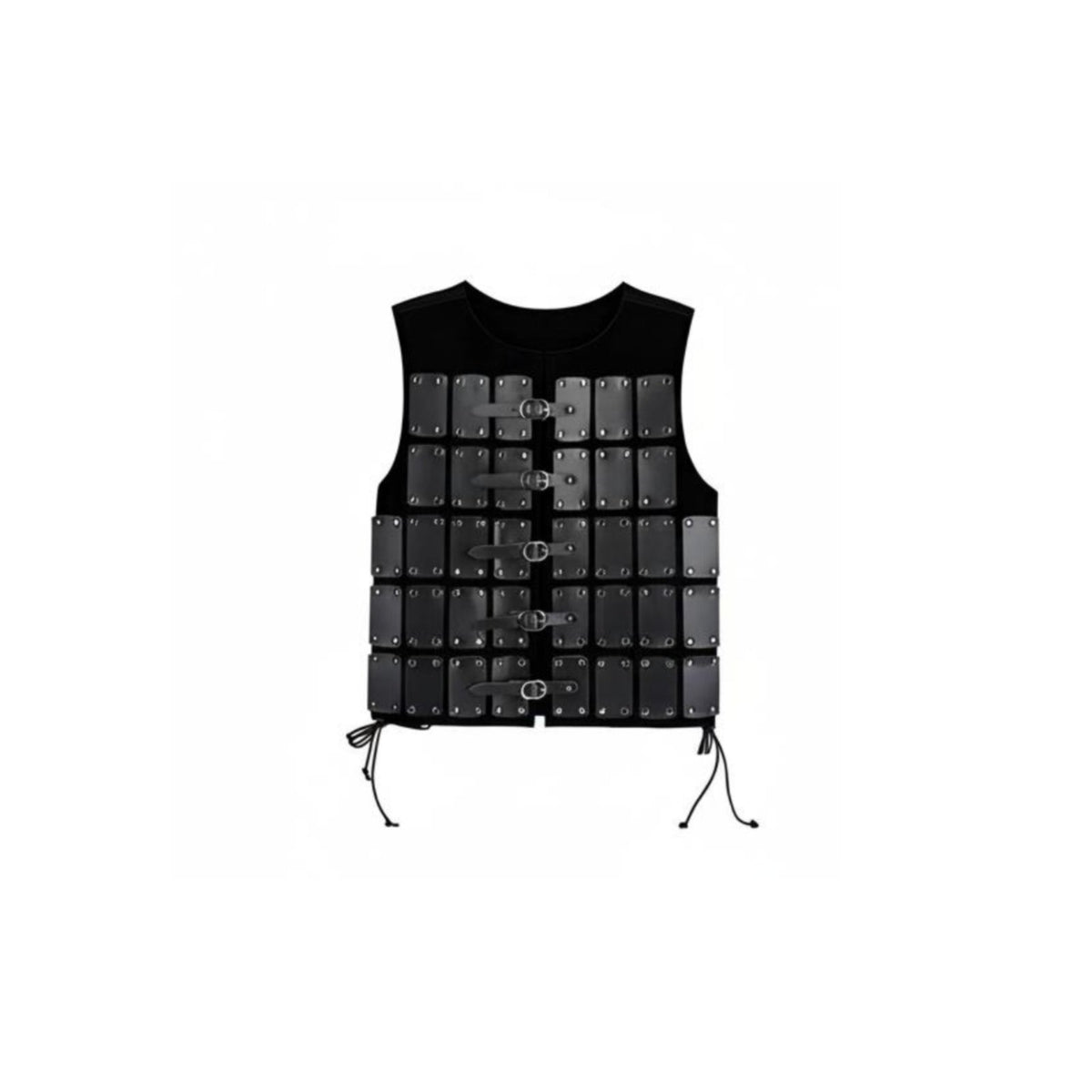 Steampunk Medieval Chest Vintage Leather Vest, Adjustable Straps, Cosplay Accessory for Adults, Halloween Stage Costume
