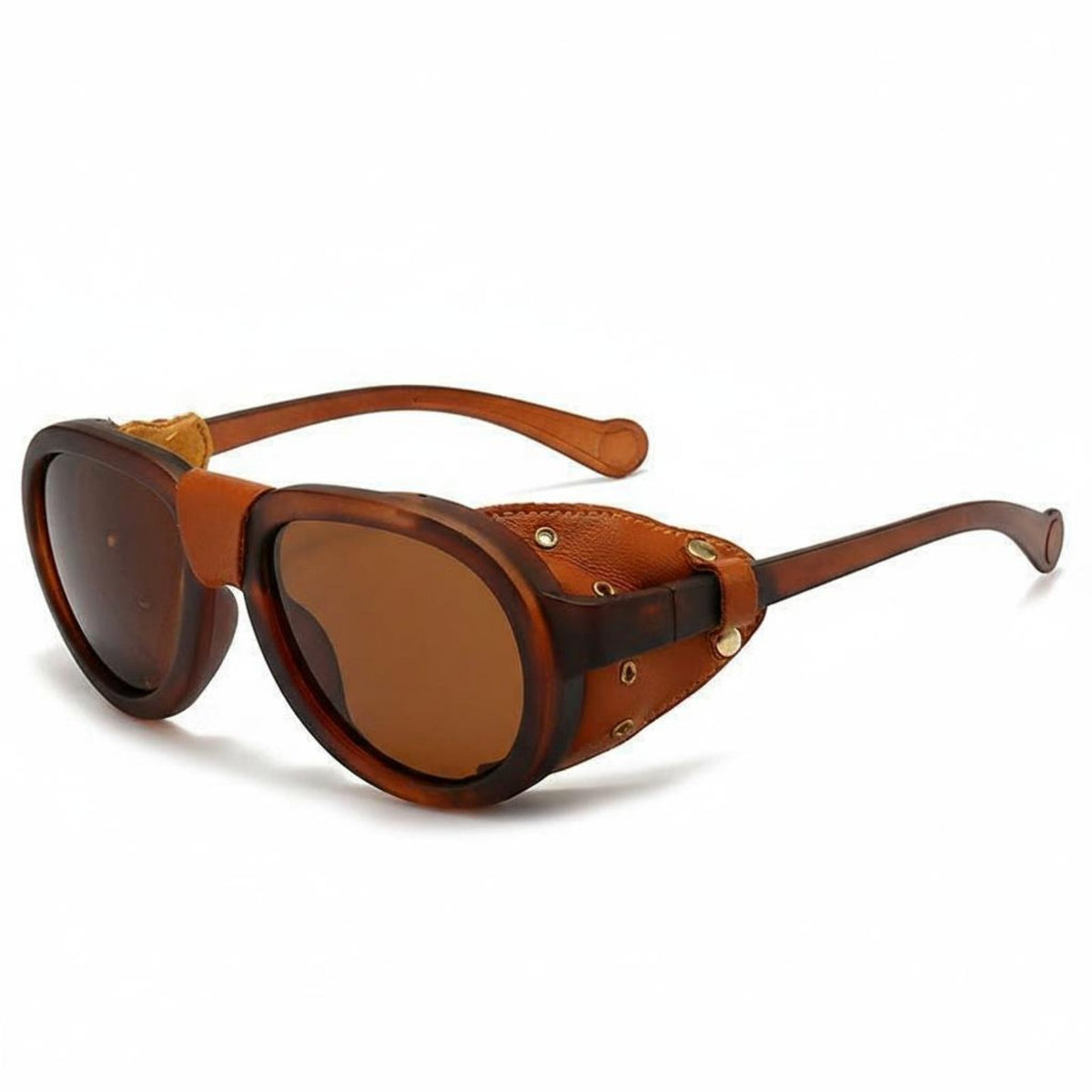 Retro Edgy Sunglasses Windproof Retro Polarized Sunglasses Steam Edgy Goggles Protection Mountaineering Glasses Shock Resistant