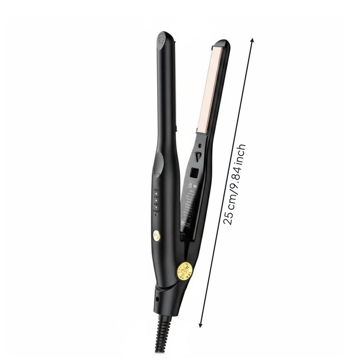 Men's Flat Iron Reduces Frizz Short Hair Texture Iron Adjustable Temperature