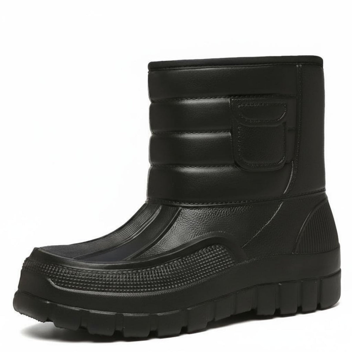 Warm & Comfortable men's Thermal Fishing Boots Long-Lasting Waterproof Winter Boots Adjustable Drawstring for Fishermen, Rainy Days, Work