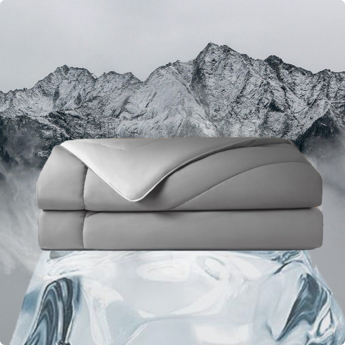 Double-Sided Cooling Quilt Soft Summer Refreshing Cover Thickened Bedding