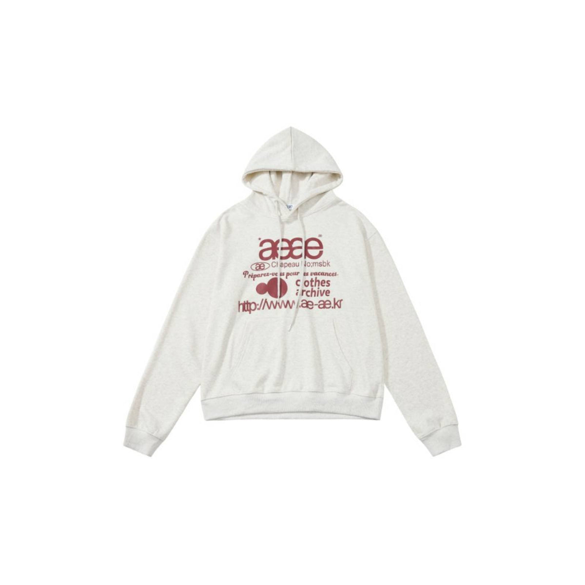 Unisex Hooded Sweatshirt, Letter Print, Relaxed Pullover, Autumn