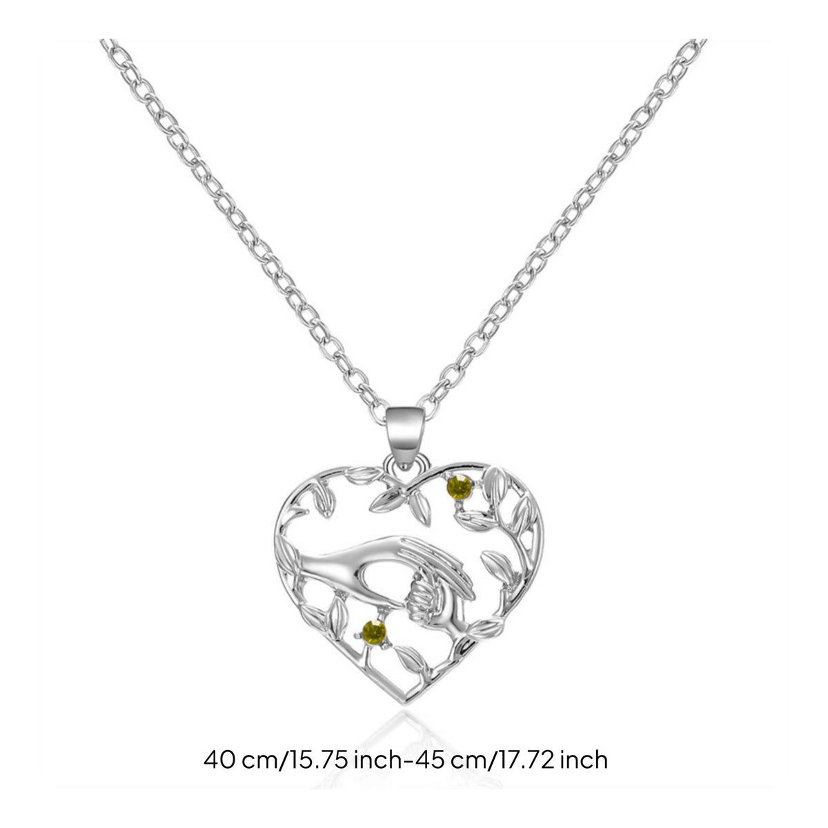 Holding Hands Necklace Charm Necklace Sentimental Gift Mother Child Necklace