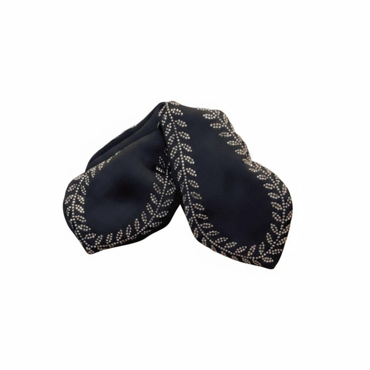 Crystal Silk-Like Hair Grip Elegant Design Large Decorative Hair Grip Wheat Ear Pattern Jaw Grip Glittering Crystal S