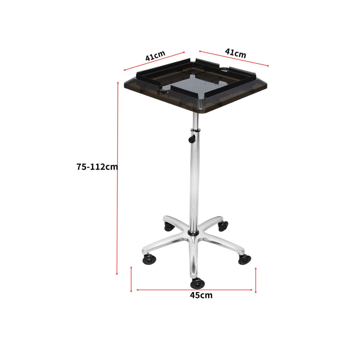 Hair Extension Trolley Cart Sturdy Support Base for Barbershop, Barbers