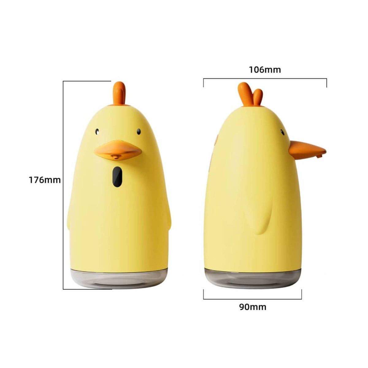 Kids Hand Wash Dispenser Waterproof Cartoon Chicken Soap Dispenser