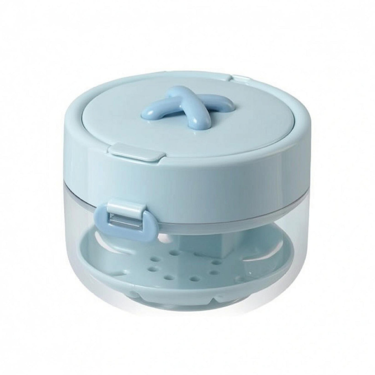Oral Retainer Case Two-Color Retainer Cleaning Case with Mirror Item