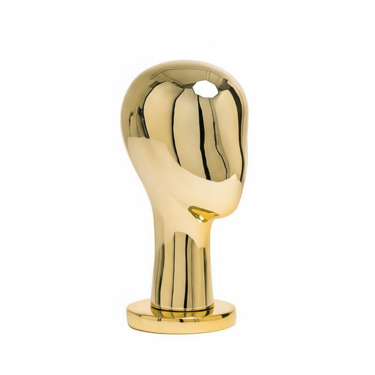 Hat Display Stand Electroplated Finish Hat Display Form Stable Base for Showroom