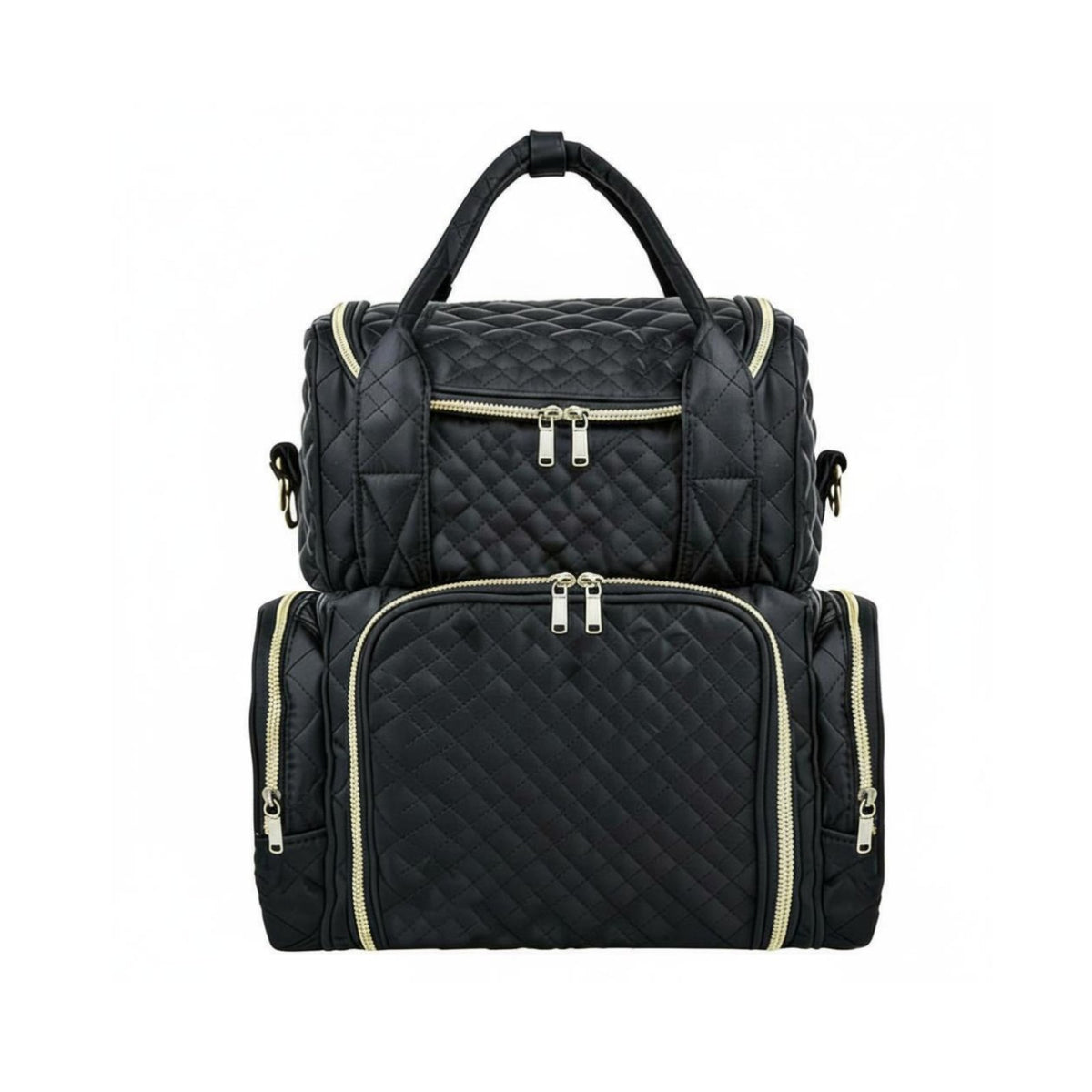 Double Layer Nail Bag Portable Nail Tech Bag Handle for Salon