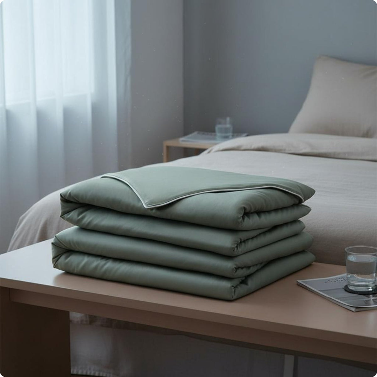 Air Conditioner Blanket Skin Friendly Temperature-Regulating Blanket Gentle Touch Cooling Quilt