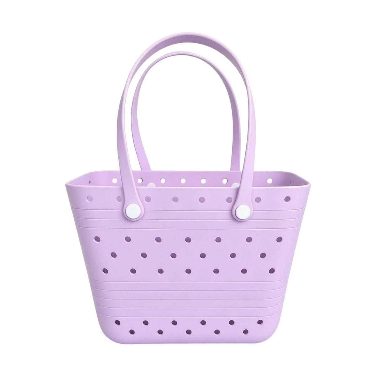 Beach Tote Easy to Clean Tote Bag with Holes Washable for Travel, Families