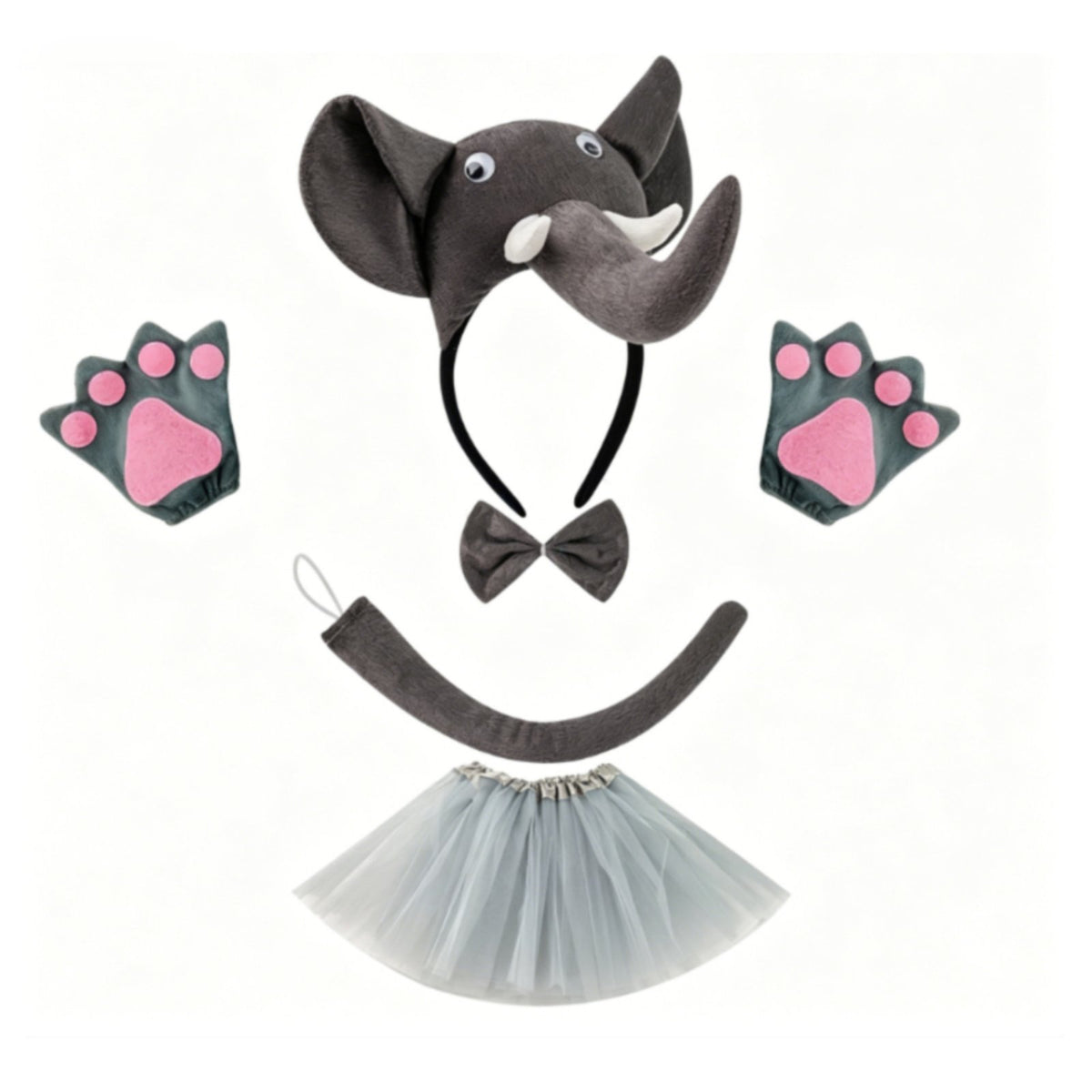 Elephant Headband 3D Design Dress-up Accessory Easy to Wear for Children