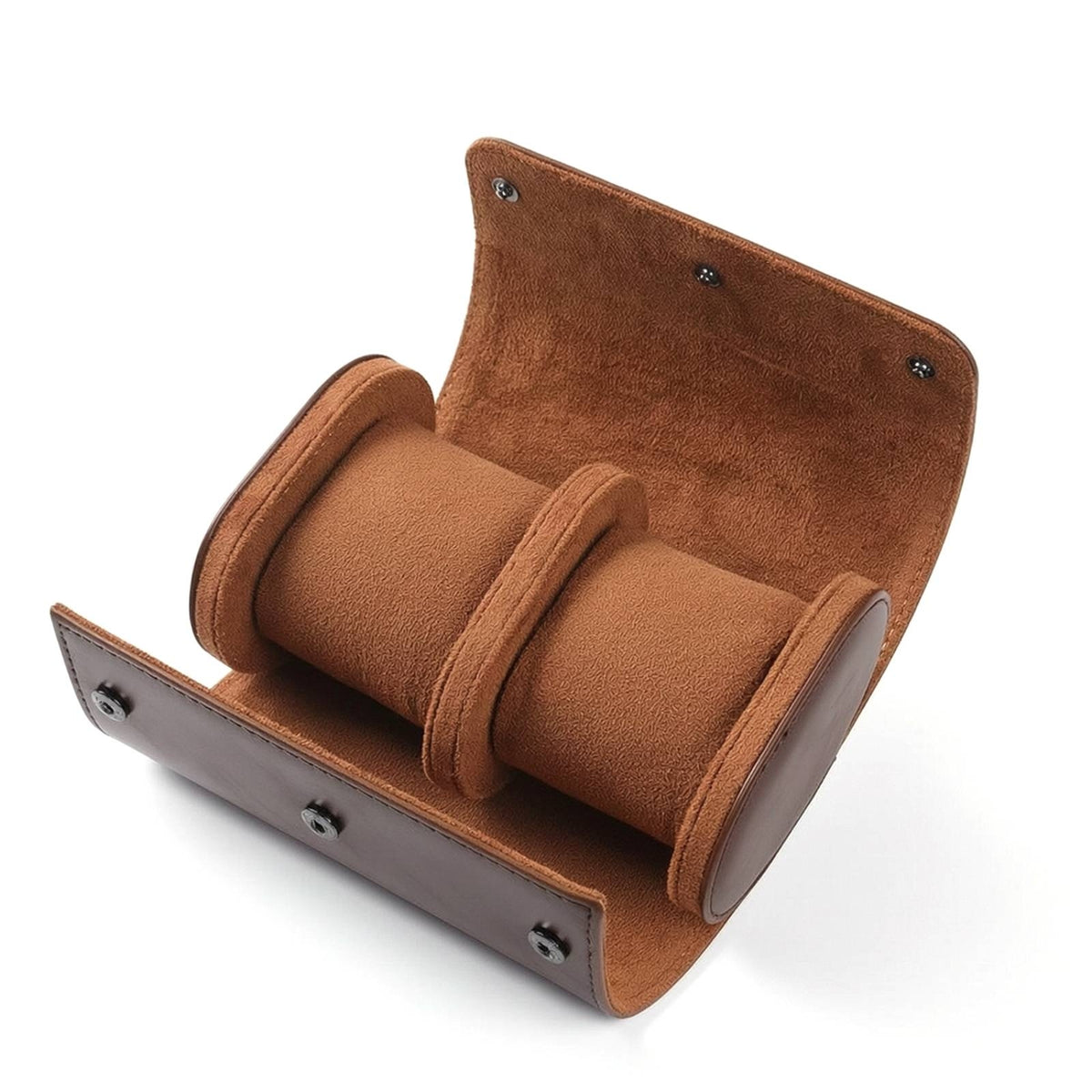 Watch Travel Case Double Watch Box with Snap Closure Long-Lasting for Travelers