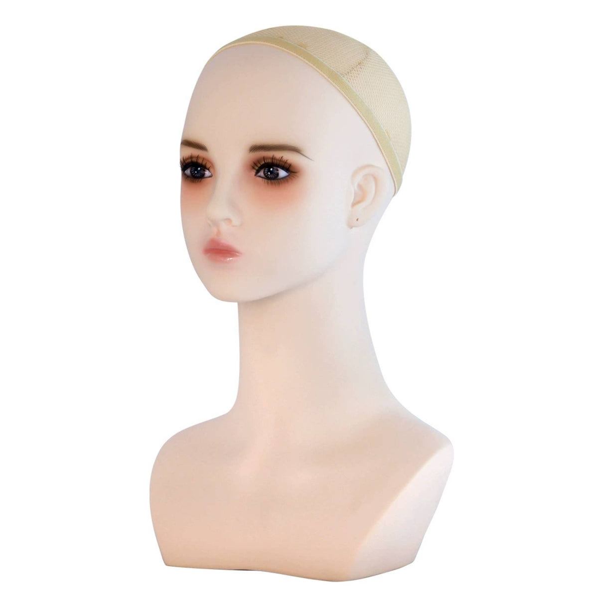 Hairpiece Display Head Smooth Display Bust Tabletop for Retail Stores