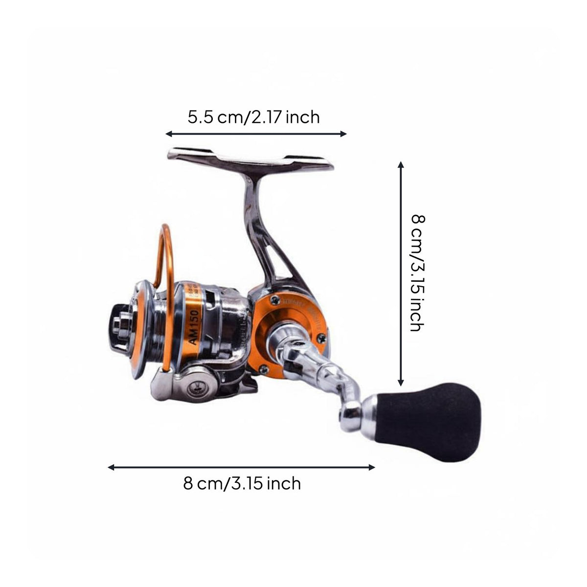 Mini Rotating Reel Metal Rotating Reel Anti Outdoor Gear