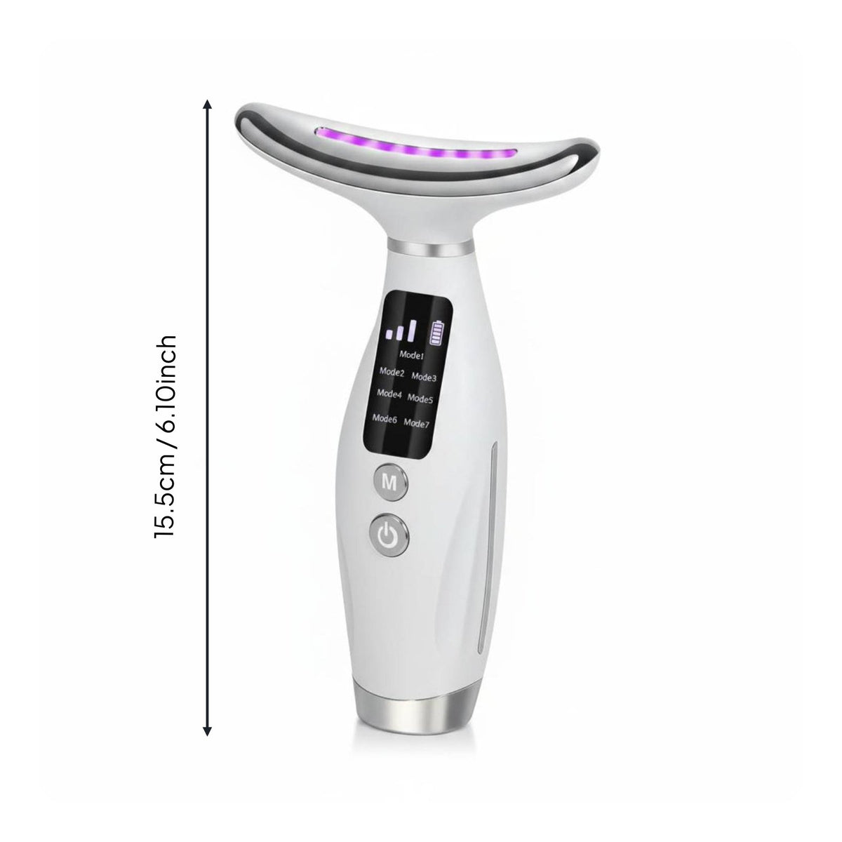 7 Color Light Treatment Massager High Frequency Vibration LED Neck Firming
