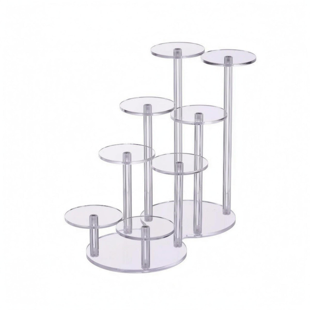 Perfume Display Stand Round Tiered Display Stand Space Saving