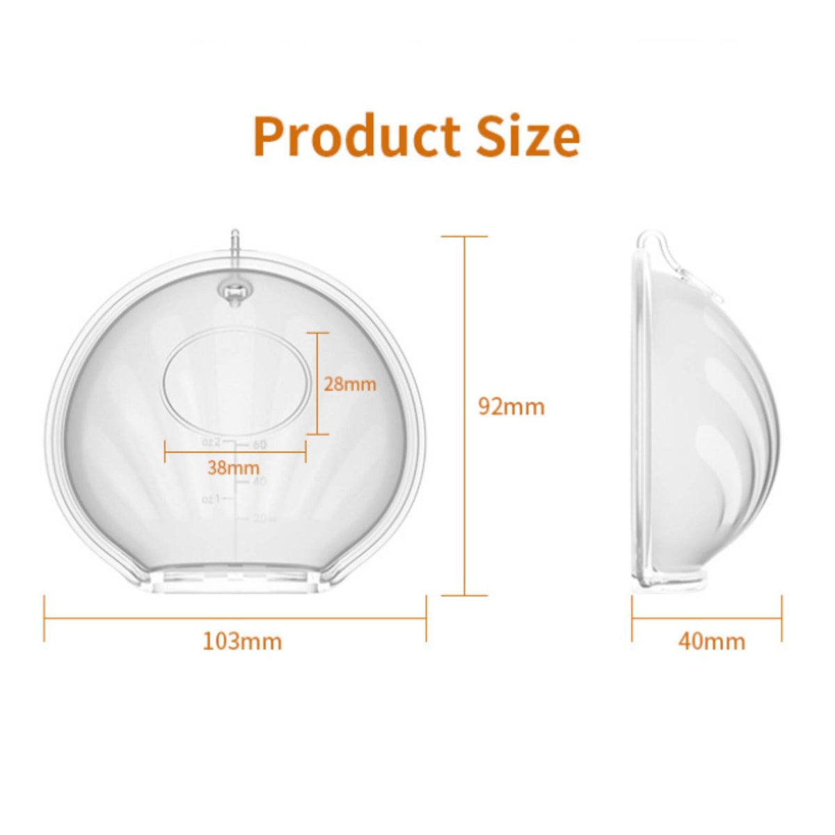 Wearable Milk Collector Lightweight Breastmilk Saver Discreet Design