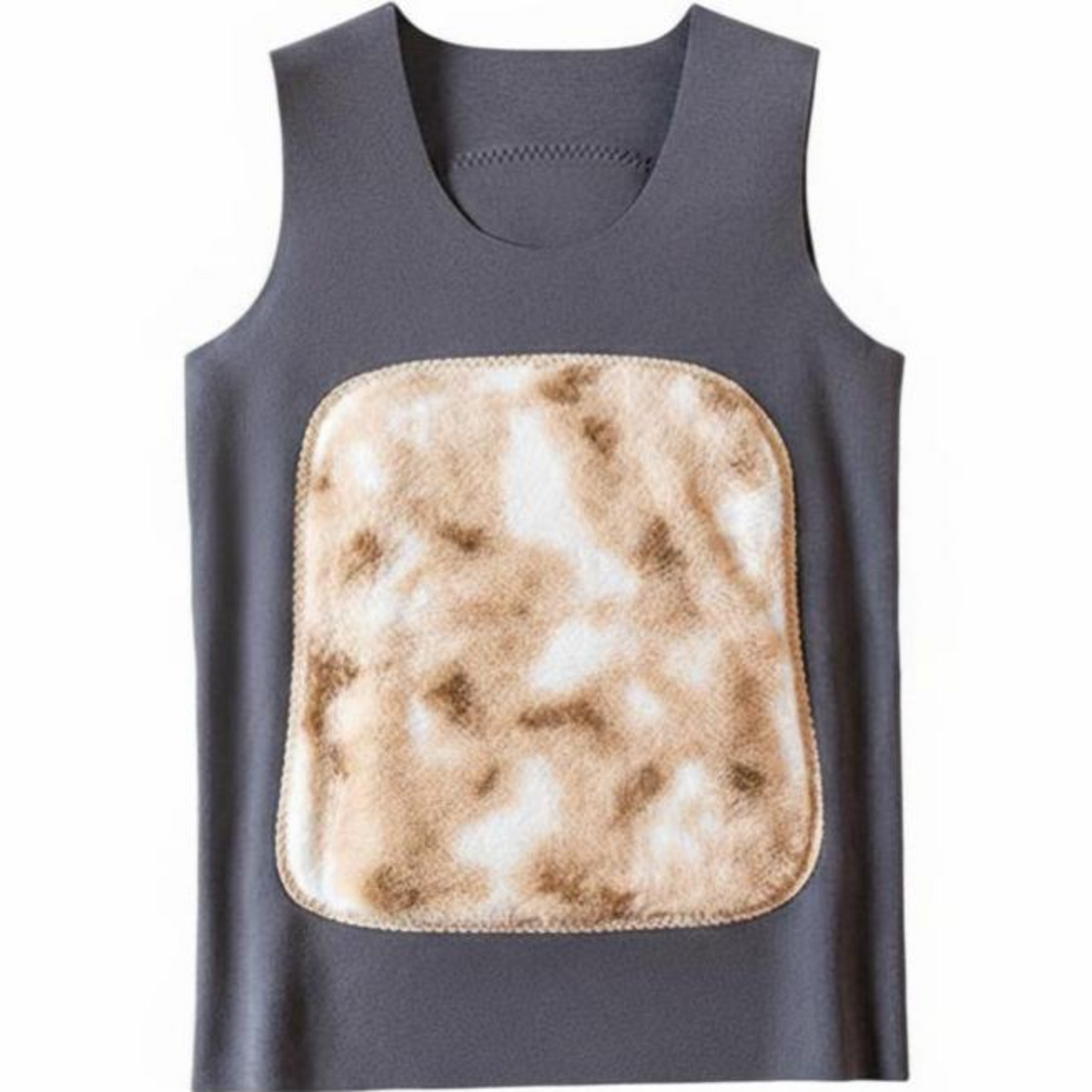 Thermal Underwear, Fleece Lined sleeveless shirt Top for Men, Navy, Winter leveling