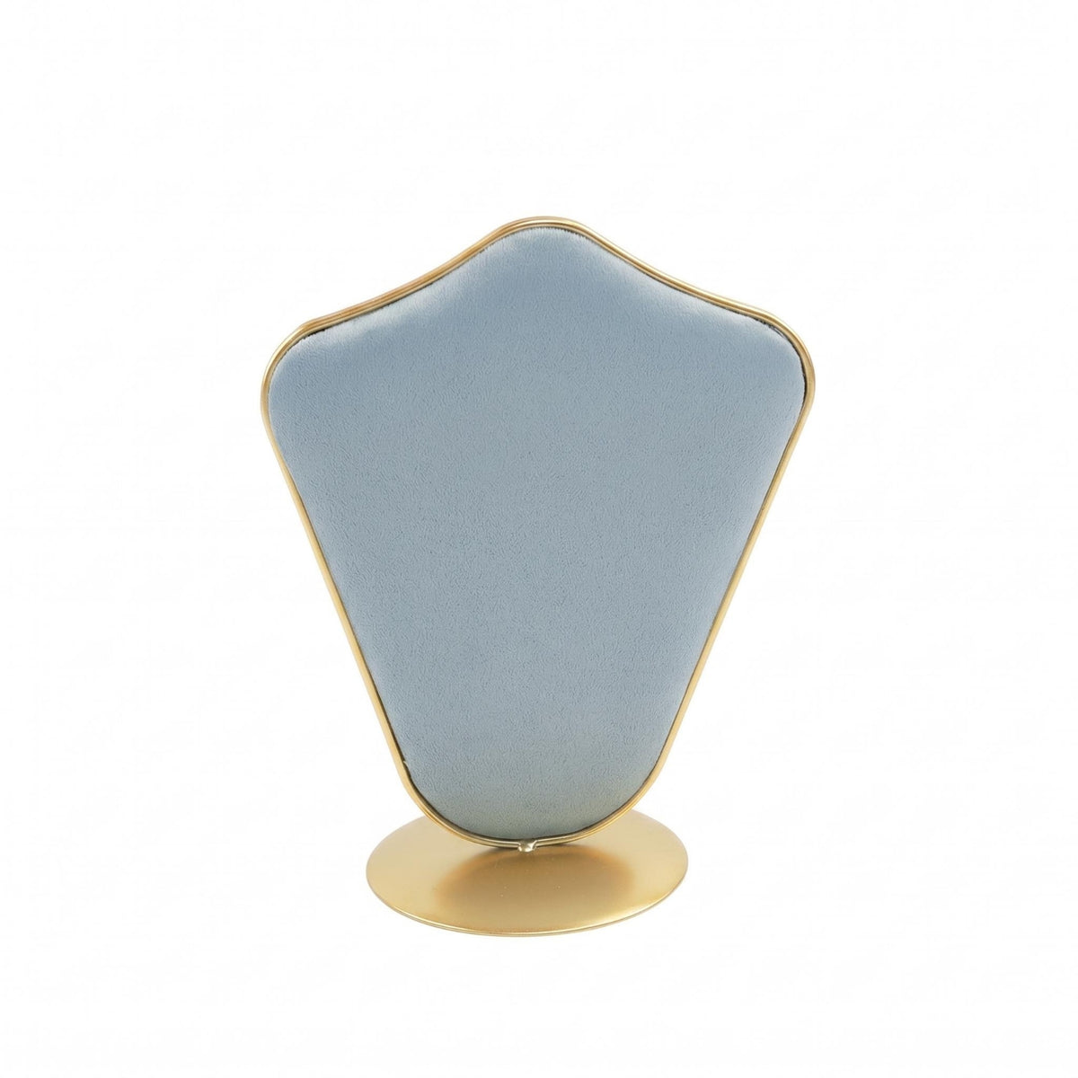 Upholstered Jewelry Display Stand Golden-Hued Household Storage Soft
