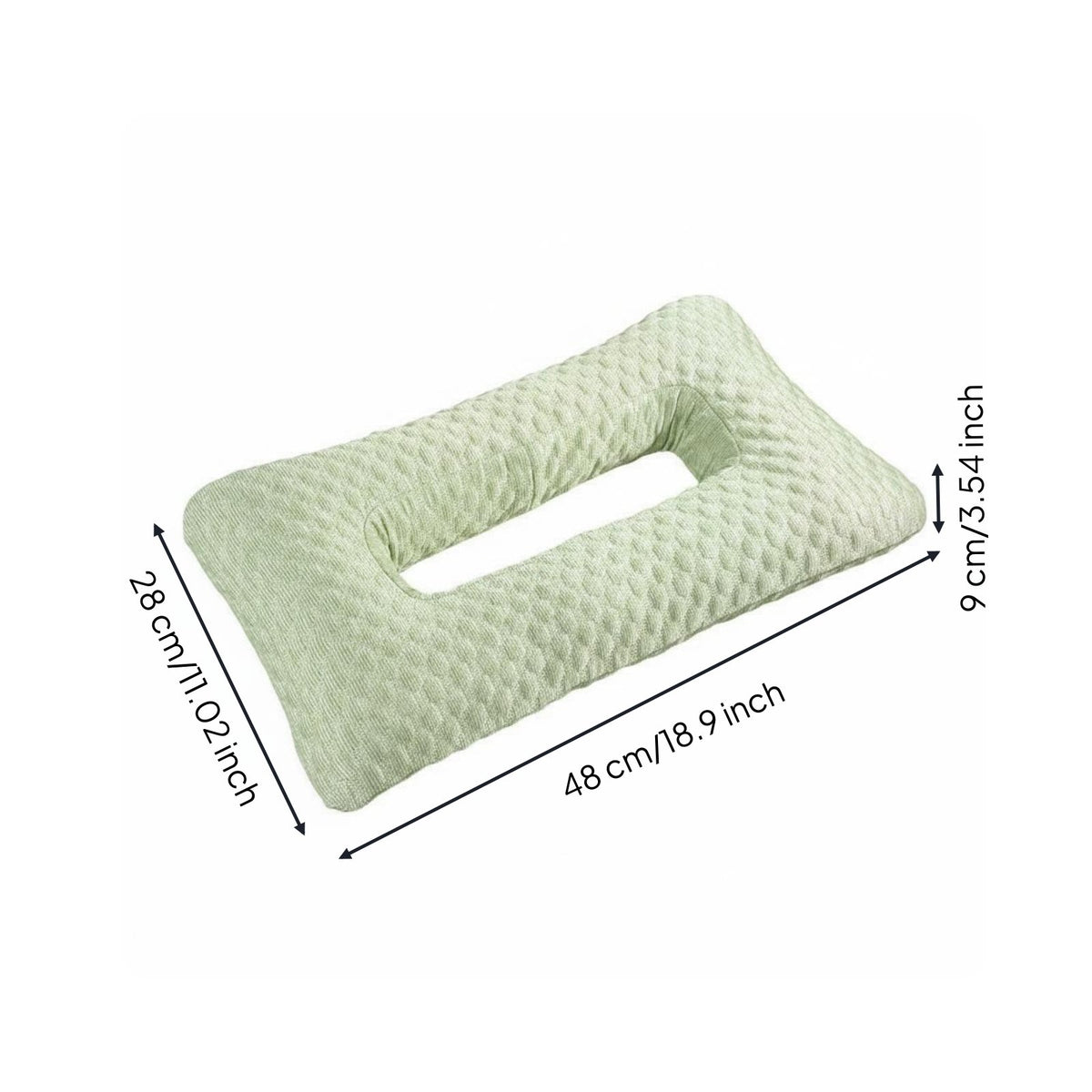 Office Rest Pillow Breathable Comfort Item 3D Texture for Desk
