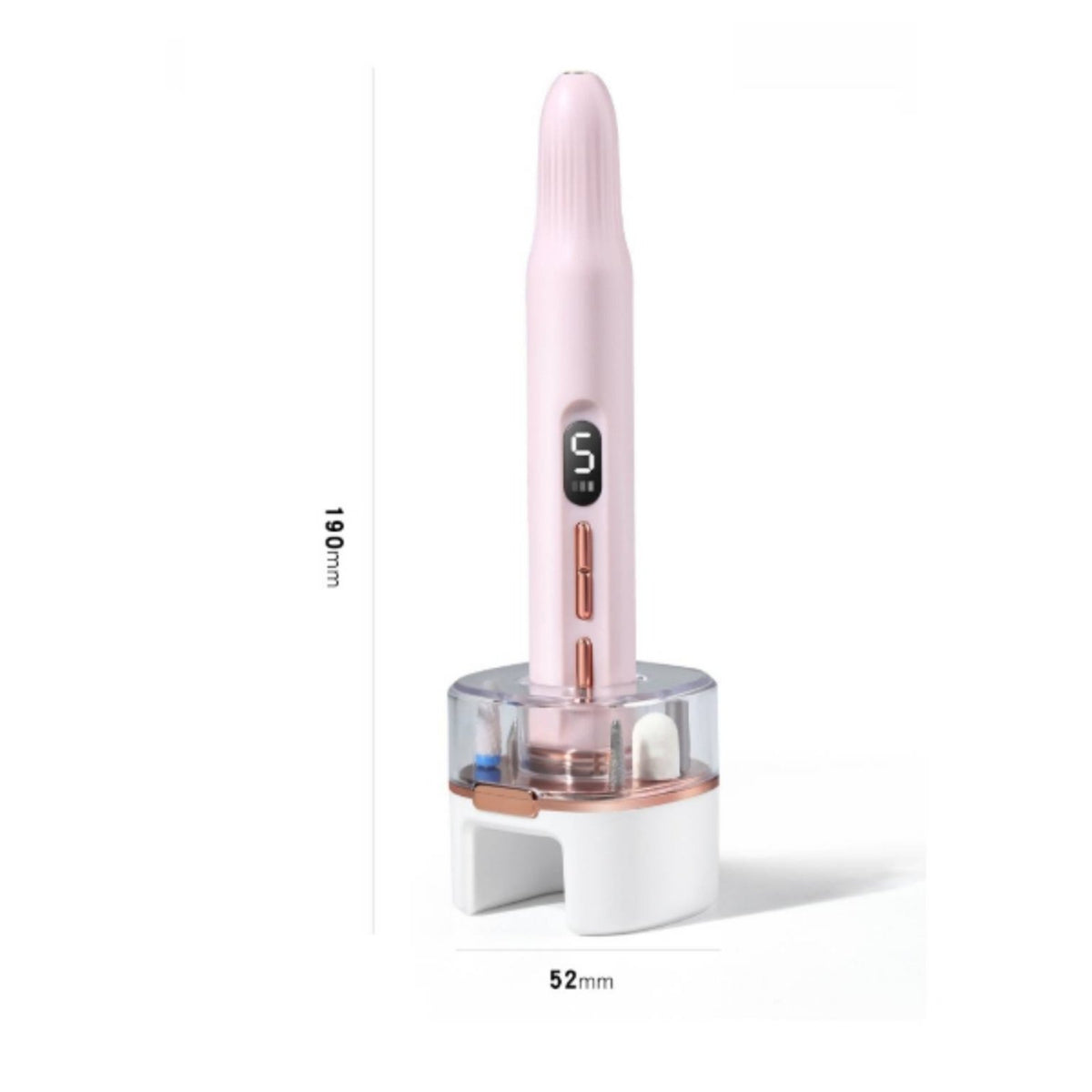 Portable USB-Charged Nail Polishing USB-Charged Polishing Handpiece Digital Display Beauty Tool