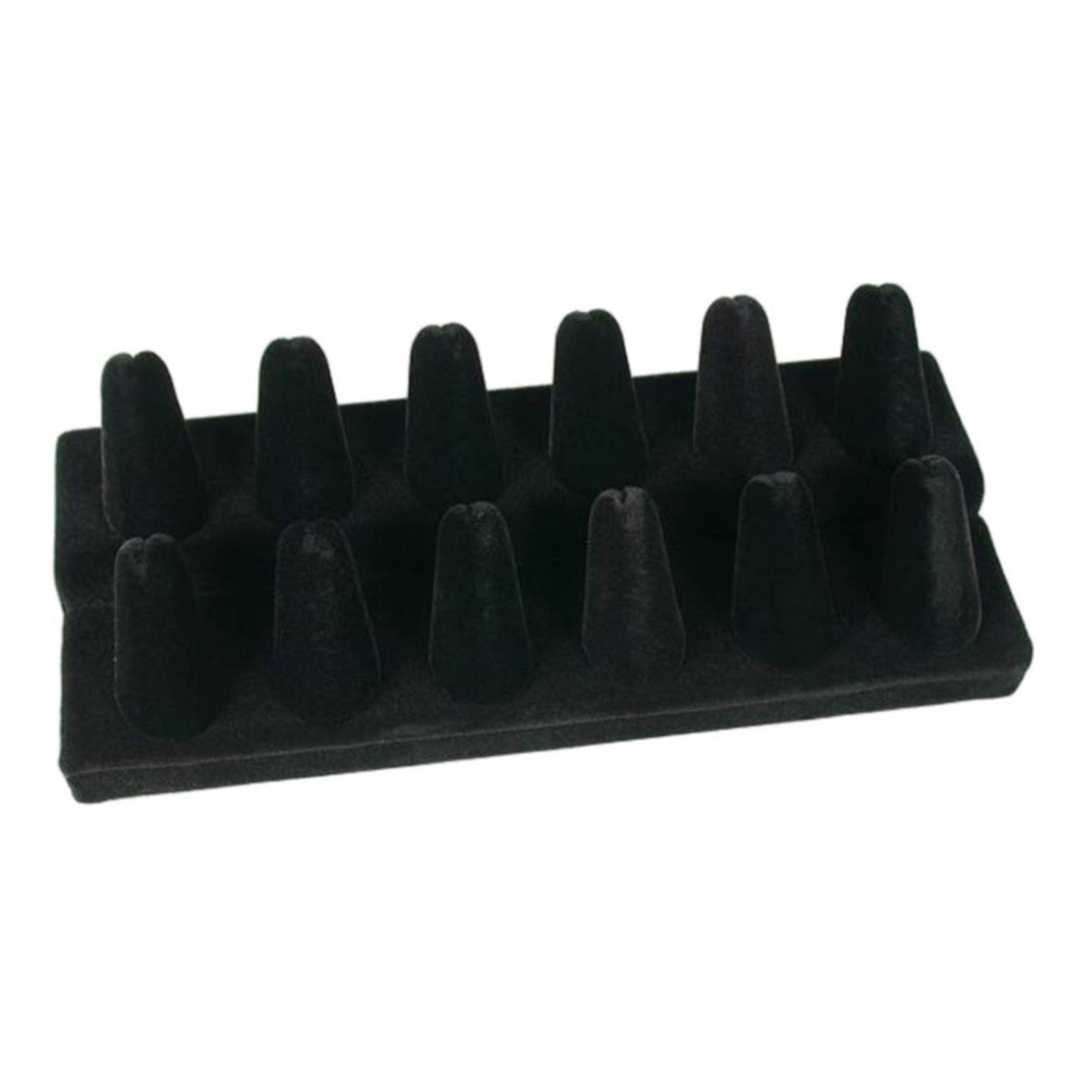 Double-Layer Band Display Stand Flocked Double-Layer Band Stand Stepped Base