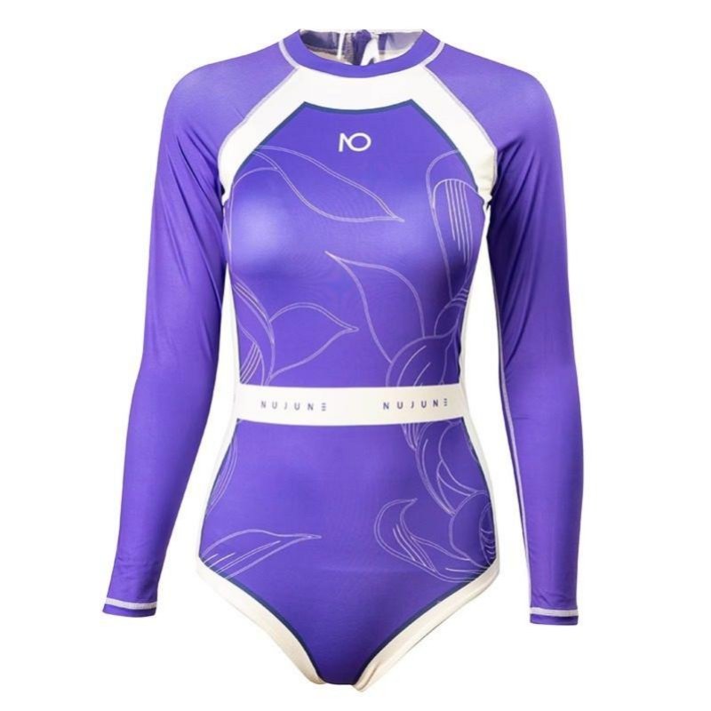 Women's Long Sleeve One-Piece Swimsuit, Slimming, For Diving & Snorkeling