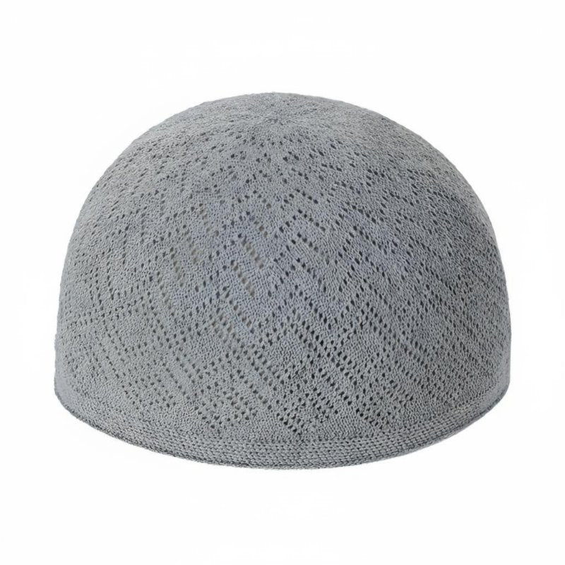 Muslim Prayer Knit Kufi Cap, Ethnic Style, Breathable, Men, Adjustable