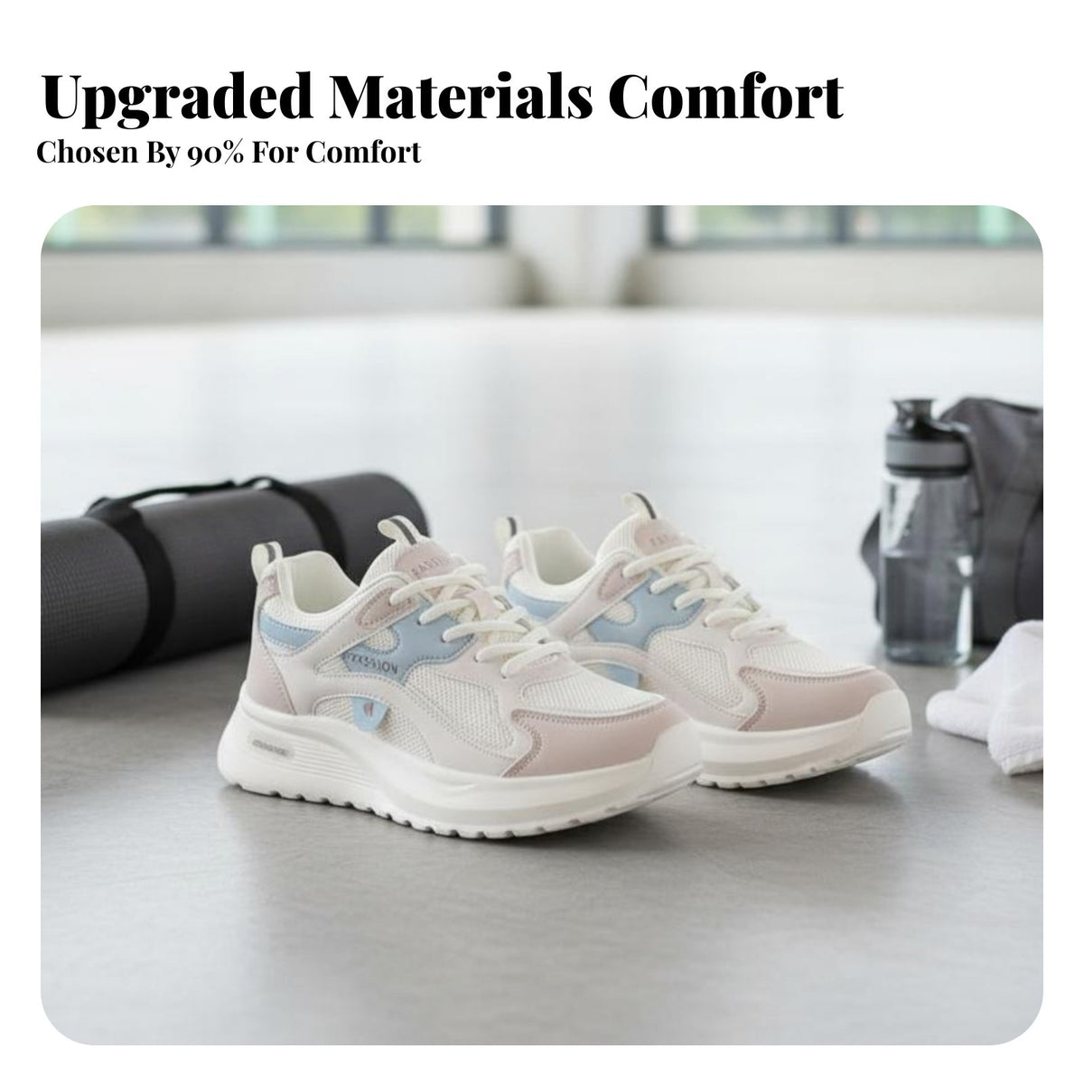 Student Fitness Exam Shoes, Three-in-One Sports Athletic Shoes for Girls, 2025 Autumn Winter, Running, Jumping, Training