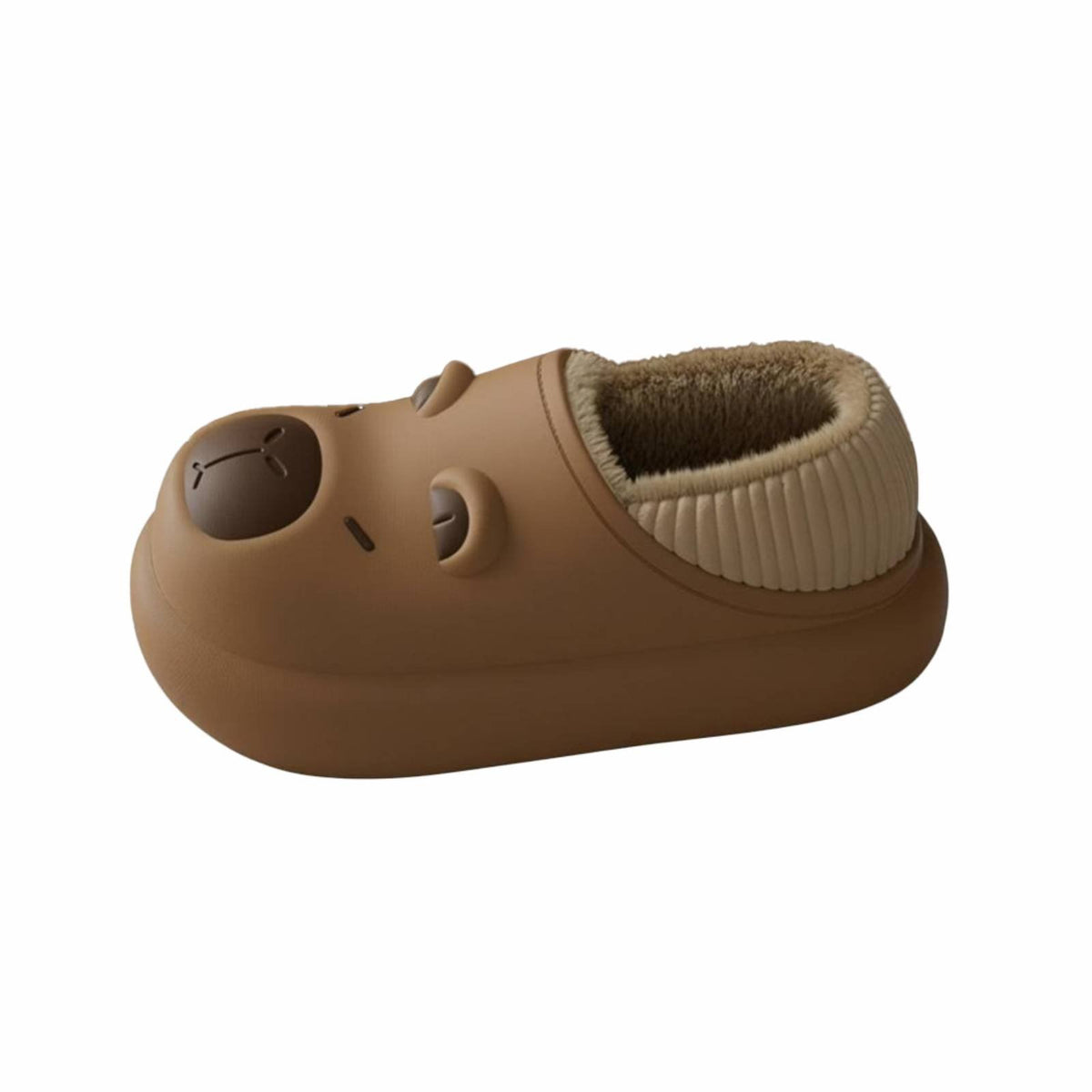 Capybara Cartoon house shoes, Waterproof, Non-Slip, Plush, Warm, Thick Sole, Winter Shoes for Women & Men