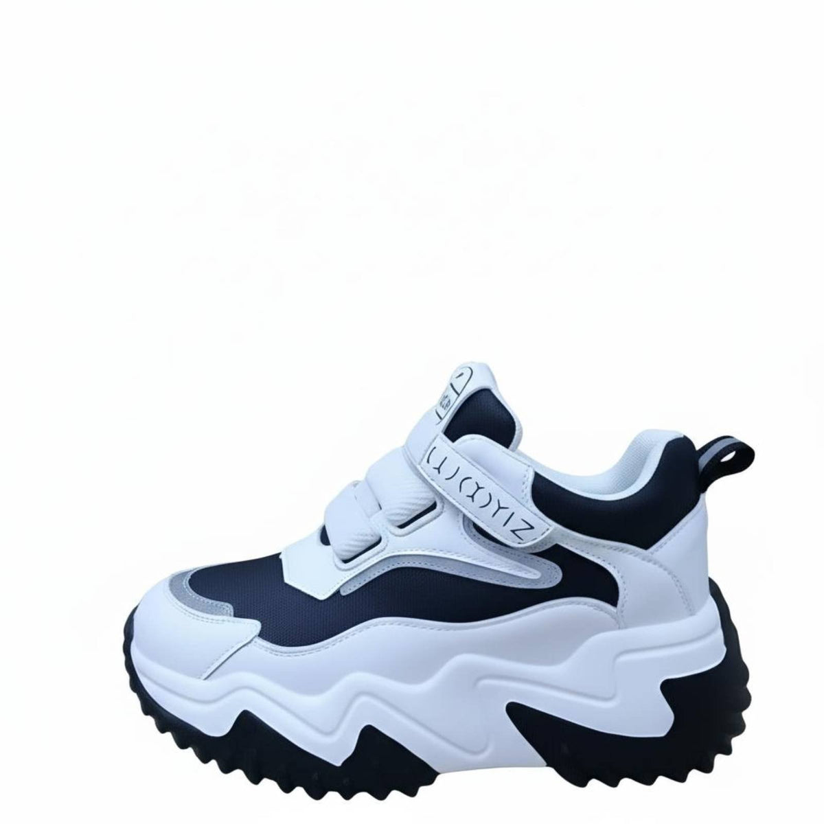 Women's Chunky Athletic Shoes, Elevated Dad Style, Height Boost, 2025 Autumn, Relaxed Cream Trainers, Breathable, Anti-Odor,