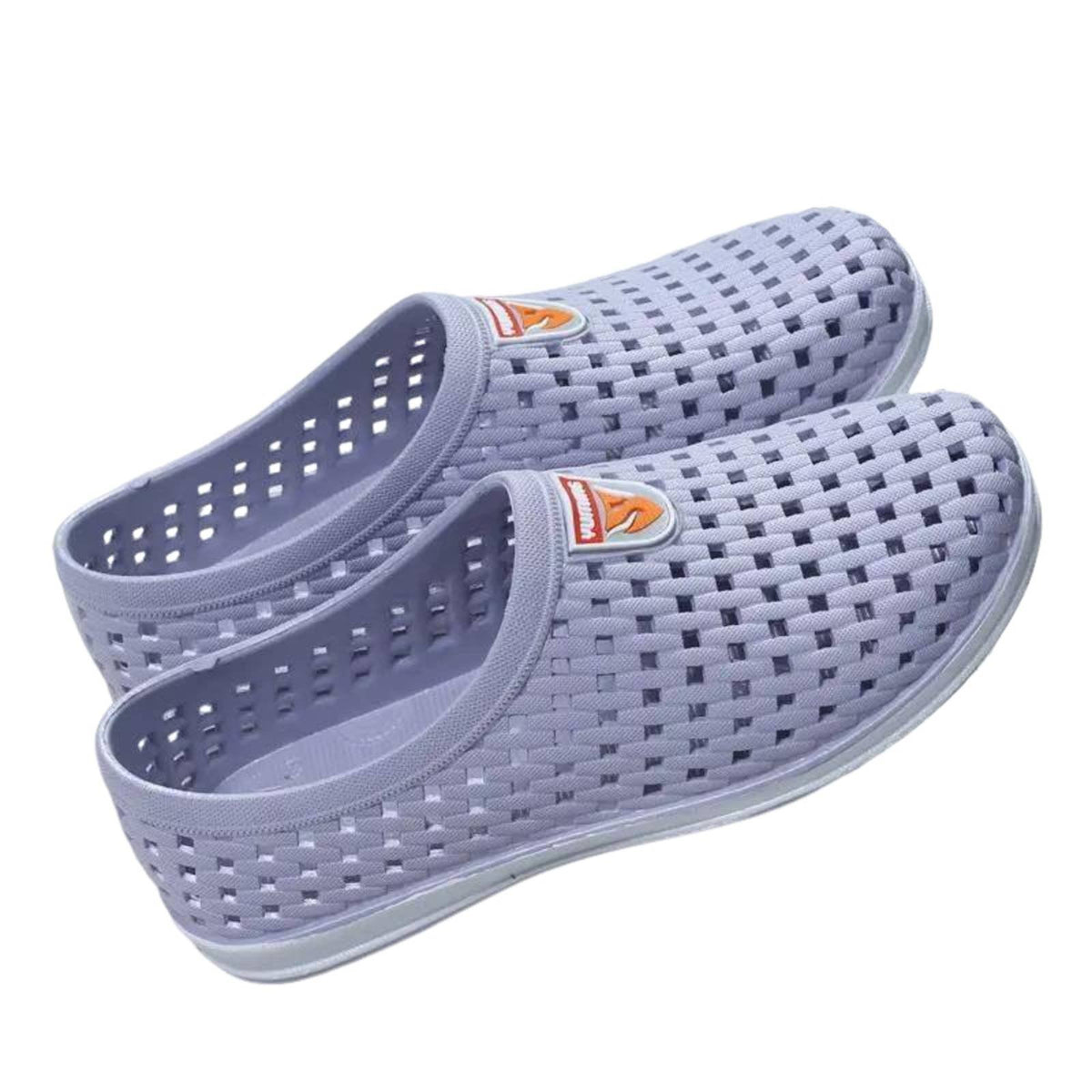 Men's Thick Sole Sandals, Summer Breathable Work Shoes, Slip-On Beach
