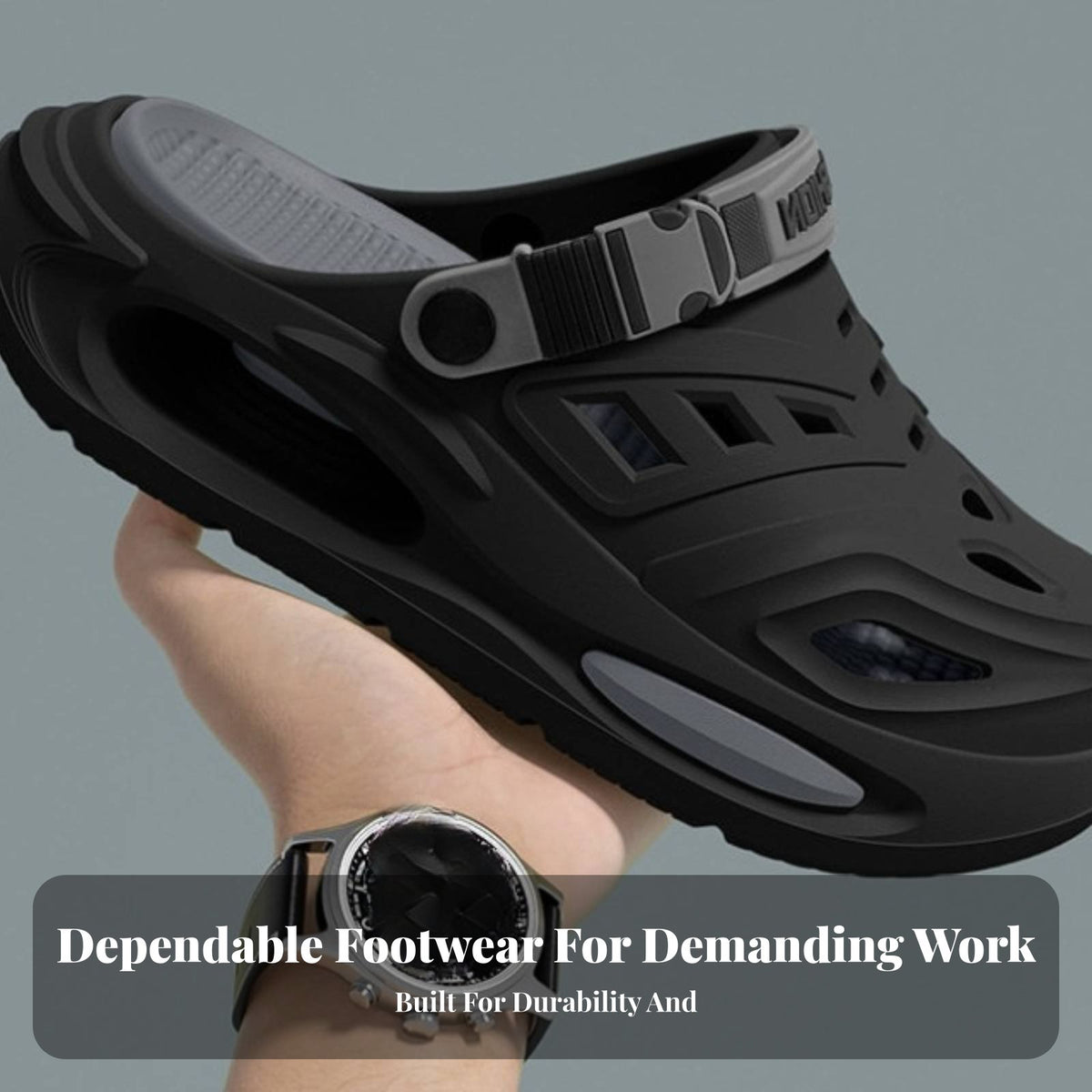 Arch Support Clogs for Men, Summer Non-Slip, Breathable, Anti-Odor, Stylish