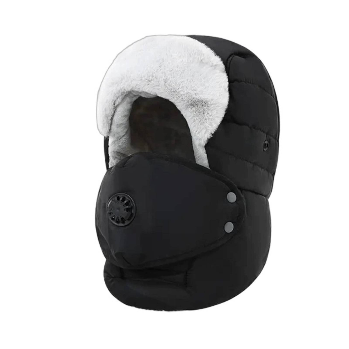 Winter Ushanka Hat, Warm Windproof, Ear Protection, Unisex, Detachable Goggles, Skiing & Cycling