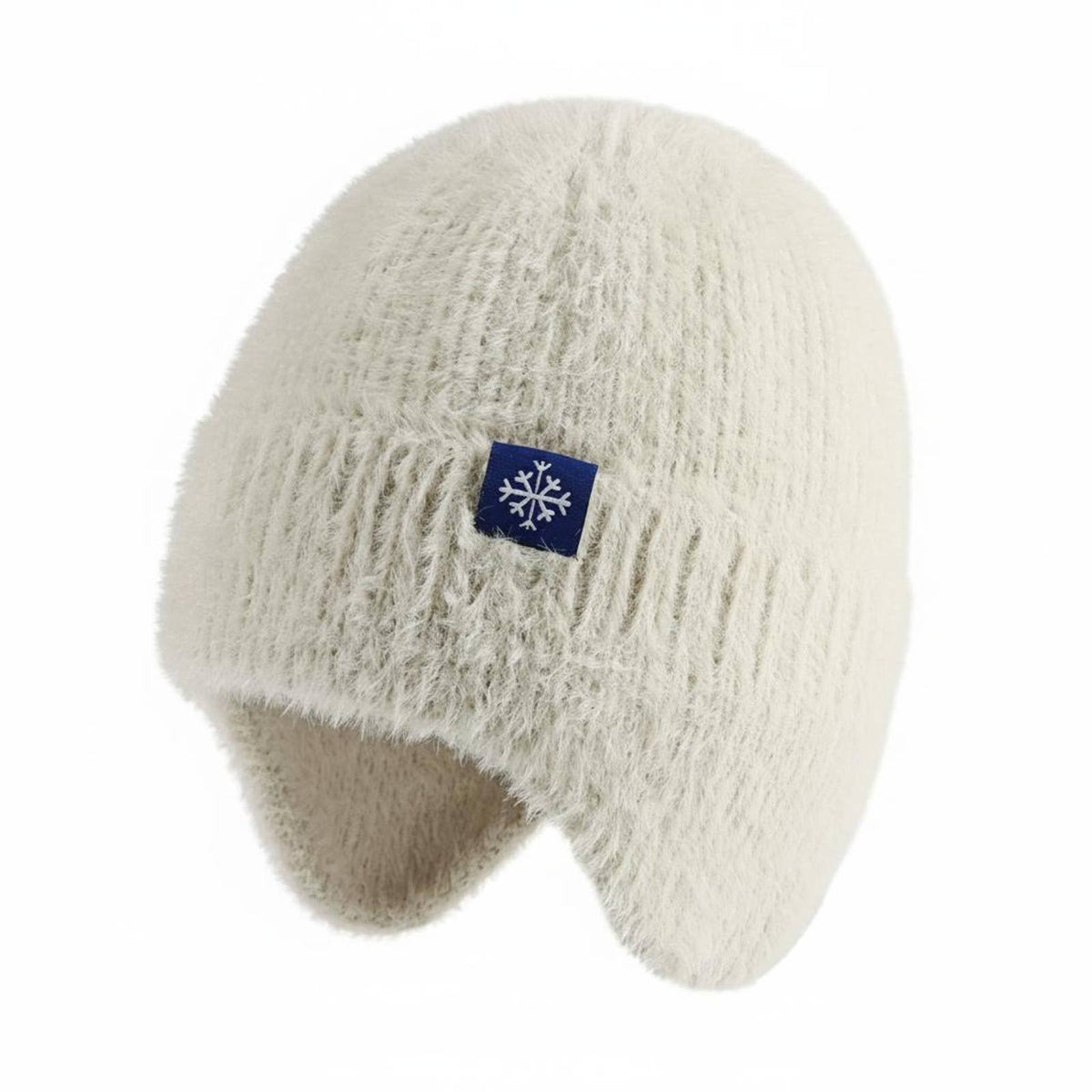 Knit Hat, Plush Warm Earflap, Unisex Winter Outdoor Cycling Ski Cap